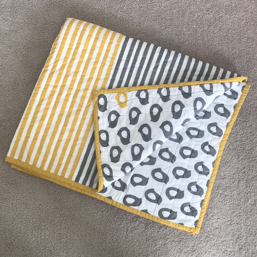 Land of Nod Crib Quilt